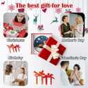 Stained Glass Window Hanging - Reindeer Blue Starry Sky Suncatcher for Doors Home Christmas Decoration Winter Sun Catcher Thanksgiving New Year Birthday Gifts for Women Men Mom Nana 6.3 in (Blue and Gold)