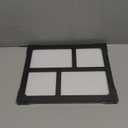 4x6 Collage Picture Frames, 3 Picture Frame 4x6, Rustic Brown Wood Frame with Tempered Glass, 3 Opening 4 by 6 Photo Frame Wall Decor or Tabletop, 1 Pack