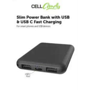 CellCandy Fast Charging Power With USB 5000 MAh
