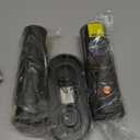 SIMPLETASTE Electric Salt and Pepper Grinder Set, One-Handed, Battery Powered, Adjustable Coarseness, LED Light, Pepper mills with stand, Seasoning Tools for Kitchen, Dining or Gifting (Space Gray)