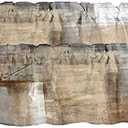 LALILO Beige Grey Kitchen Curtains Abstract Art Valances for Windows Blackout Window Treatment Valances Rod Pocket Curtain Valance for Bathroom Bedroom Living Room Cafe,52 X 18 Inch, 2 Panel