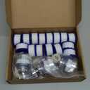 21Pcs Sink Water Filter Faucet With Cartridges, Universal 360  Rotating Kitchen Faucet Water Filter Removes Fluoride Heavy Metals Hard Water Compatible with most Bathroom/Kitchen/Laundry Sink Faucets