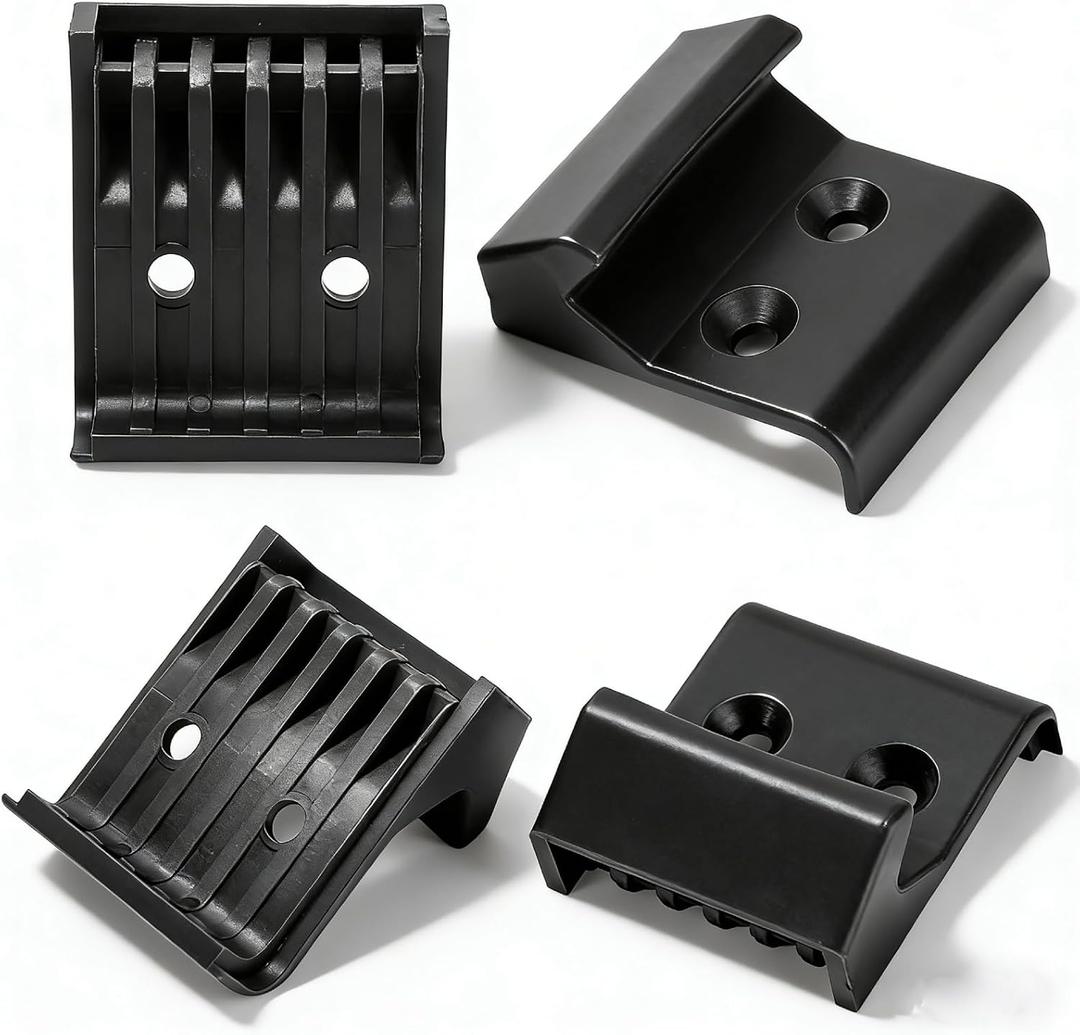 Tire Changer Clamp Cover 4pcs Tire Changer Jaw Protectors, Tire Repairing Replacing Changer Clamp Jaw Guard Protective Plastic Cover, Coats Rim Clamp Cover Parts Jaw Protectors