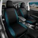Road Comforts Leather Seat Covers, Breathable Car Seat Covers Front Seat for Men,Airbag Compatible, Automotive Seat Covers Set Universal Fit Most Cars,Vans,Truck,SUV