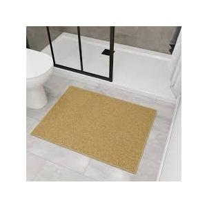 Bathroom Rugs Cream Ottomanson 2-Piece Shag Bath Rug Set - Non-Slip Cream ( 16x24" + 20x30")