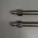 RIDGE WASHER Pressure Washer Wand Extension, 120 Inch Replacement Lance, Stainless Steel Power Washer Extender, 1/4' Quick Connect Fitting, 4000 PSI (2 Wands 60" Each)