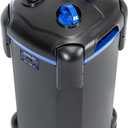 AMOSIJOY Canister Filter, Ultra-Quiet External Aquarium Filter with Free Media for Large Fish Tanks and Aquariums