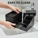 Cologne Organizer for Men,Cologne Stand,Perfume Stand Holder,Cologne Shelf,Dresser Organizers,Organizador de Perfumes,Perfume Stand Organizer for Bedroom,Black