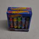 Sunny Days Entertainment Hot Wheels™ Jumbo Chalk Holders | 5 Chalk Sticks with Holders for Kids | Sidewalk Chalk for Toddlers 2 Pack