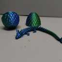 TBOLINE 12" 3D Printed Dragon Egg, Cool 3D Printer Articulated Crystal Dragon Toys for Kids, Surprise Animals Figurines Fidget Dinosaur Eggs Toys for Boys Kids Teen 5-7 4-6 8-12