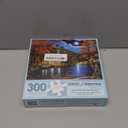 Bits and Pieces - 300 Piece Jigsaw Puzzle for Adults - 18" x 24" - Cabin by The Lake - 300 pc Large Piece Autumn Fall Nighttime Jigsaw by John Zaccheo