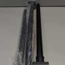 Tension Shower Curtain Rod 31-55 Inches Non-Slip Shower Rod Tension Mounted No Drill Black Shower Curtain Rods Spring Tension Rod Adjustable Tension Curtain Rod for Windows Bathroom