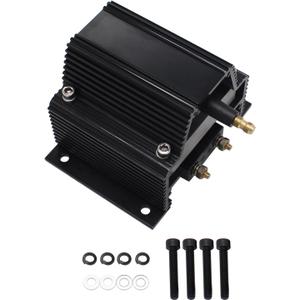 High Output Ignition Coil 50,000 Volts 50K E-Core HEI Super Coil Electronic 12V Universal Fits for V8 Chevy, Ford, Olds, Pontiac and Mopar