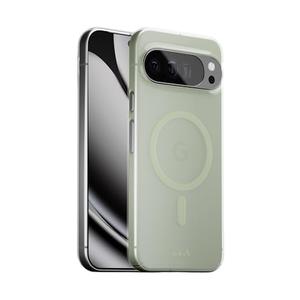 Mous for Google Pixel 10 Pro XL (2025) Case, Compatible with Qi2 MagSafe and Pixelsnap - Super Thin - Crystal Clear & Slim Design - Green Tint