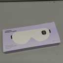 Heated Eye Mask - Cordless Eye Mask for Dry Eyes, Eye Relief, Improved Sleep, Washable Eye Heating pad for Travel and with Replaceable Shell (Purple)