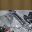 Vintage Swing Arm Ceiling Pendant Light Black White Industrial Metal Dome Lighting Fixture Adjustable Long Arm Mid Century Modern Chandelier for Kitchen Island Farmhouse Dining Room