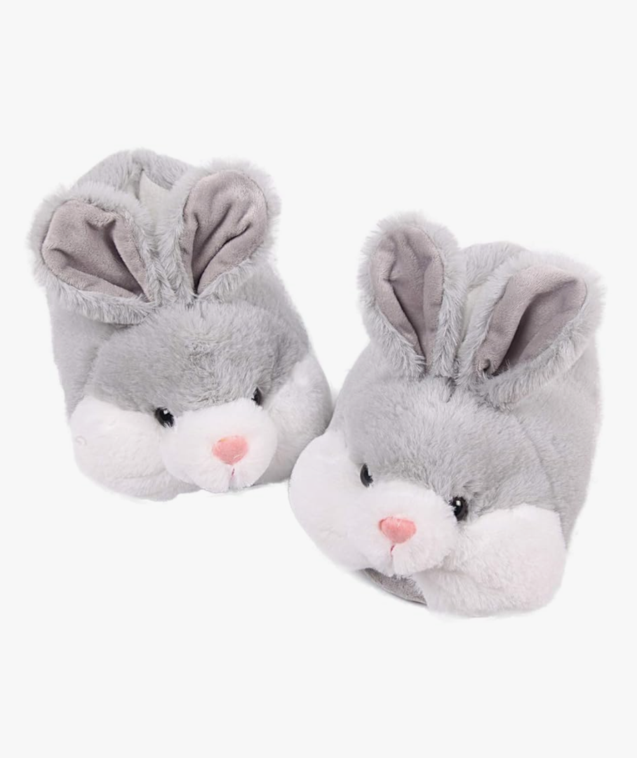 Caramella Bubble Classic Bunny Slippers for Women Funny Animal Novelty Slippers for Adults Cute Plush Rabbit Bedroom Slippers 7