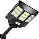 Awanber Solar Street Light Outdoor Waterproof, Radar Motion Sensor Solar Flood Light Dusk to Dawn Outdoor Solar Powered Security Light with Remote Control for Parking Lot Squares