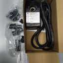 Danner Manufacturing, Inc. The Fountain Pump, Fountain & Statuary Water Pump, 290 GPH Statuary Pond Pump with #01723 , Black