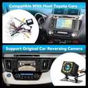 NHOPEEW Radio Wiring Harness Connector Compatible for Toyota Camry Corolla Prius RAV4 Tacoma Highlander - 16 PIN Power Cable Fit Aftermarket Toyota Car Stereo Wire Cable Plug and Play