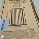 Regalo Safety 36" Extra Tall Baby Gate for Doorways & Bottom of Stairs, Pressure Mounted Walk Through Gate for Babies, Toddlers & Pets, Tested & Safe for 30 Years, American Designed, American Owned