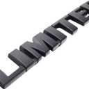 Metal Black Limited Emblem Badge Exterior Trim Decal for Toyota Tundra Sienna Tacoma Highlander 4runner RAV4 Side Rear Trunk Tailgate 5.5 x 0.75 inches