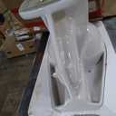 Sirne Floor-Mounted Comfort Height Commercial Elongated Top Flush Spud Flushometer Toilet Bowl