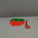 Lewtemi 4 Pcs Berry First Birthday Decor Strawberry Baby Shower Decorations Hanging Banner Berry Garland for Strawberry Themed Party Favors Supplies(Red, Pink)