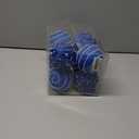 Royal Blue Christmas Ball Ornaments, Christmas Ball Decorations Shatterproof Plastic Hanging Pearl Balls for Holiday Party(90mm/3.54", 9ct)