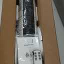 G-Ocean Space Heater for Indoor Use, 34" Space Heater for Large Room, 1500W Tower Heater with Remote, Adjustable Thermostat, 12H Timer, 70 Oscillation, Overheat & Tip-Over Protection, White