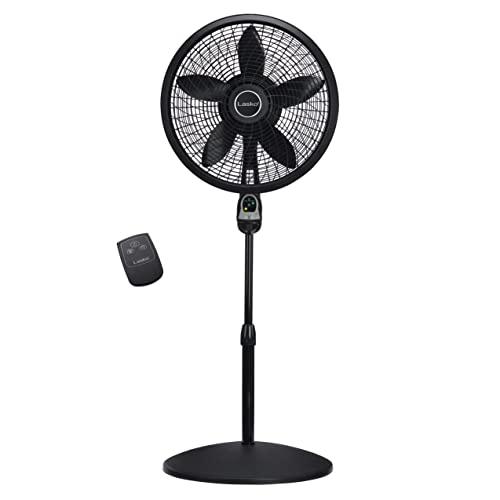 Lasko Cyclone Oscillating Pedestal Fan - Adjustable to 54" - 1843 - Black