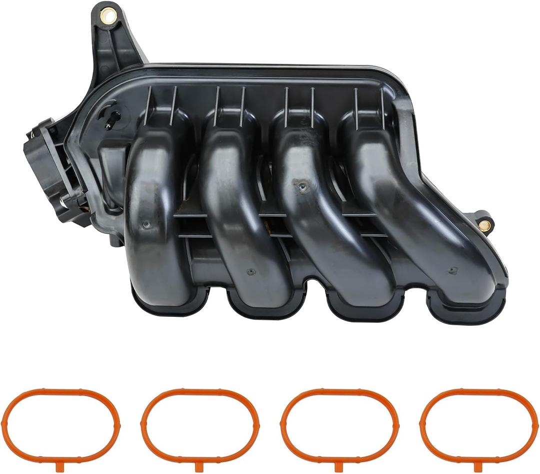 MITZONE Intake Manifold Compatible With 2003-2008 Toyota Corolla Matrix 2000-2005 MR2 2003-2006 PontiacVibe L4 1.8L (1794cc) Upper