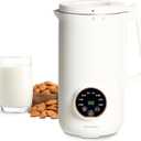 Rae Dunn 8-in-1 Nut & Plant Milk Maker  Almond, Oat, Soy & More  800ml Cold / 700ml Hot  Automatic, Delay Start, Self-Clean  Includes Stirrer, Measuring Cup & Brush, Cream