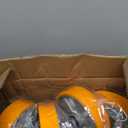 8 Inch Heavy Duty Casters Set of 4, Industrial Locking Casters 7000lbs Load Capacity, Plate Swivel Castor Wheels for Heavy Duty Carts, Workbench, Equipment, Platform Truck (Orange)