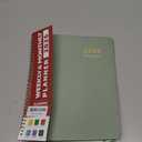 2026 Planner, Weekly and Monthly Calendar Planner, January 2026 - December 2026, Hardcover 2026 Calendar Book with Tabs For Women & Men, Inner Pocket, Spiral Bound, Perfect for Office Home School Supplies - A4 (8.5" x 11"), Green