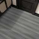 Vinyl Flooring Roll 11.8" x 118" - Peel and Stick Wood Plank Flooring for Bathroom, Kitchen, Hallway, Laundry Room - Multi-Purpose Removable Floor Tile (Wood Pattern) (Gray)