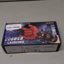 Spider Web Shooter, Spider Web Launcher, USB Charging one-Click Recovery,Cool Toy Things for Superhero Fans Suitable for Men and Kids (Spider Black)