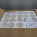 Cognac Bubble Ball Chandelier, Modern Glass Ceiling Light, 4 Lights Pendant Lighting Fixture for Bedroom,Livinng Room,Dining Room