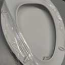 KOHLER 4636-RL-0 Cachet ReadyLatch Elongated Slow Close Toilet Seat, Soft Close Toilet Seat Quiet Lid, Contoured Grip-Tight Bumpers Installation Hardware, Apartment Essentials, White