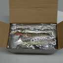 Mudder 4 Pieces Quartz DIY Wall Clock, Clock Numerals Kit, Movement Mechanism Battery Operated Clock Motor Kit with 6 Different Pairs of Hands for DIY Clock Repairment