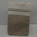 OIAHOMY Laundry Hamper-Laundry Basket,Tall Cotton Storage Basket with Handles,Decorative Blanket Basket for Living room,Collapsible Large Basket for Toys,Pillows,Clothes-16x13x22in-Yellow variegated