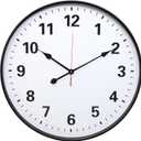 LEIKE Metal Large Wall Clock 24IN Black, Retro Silent Quartz Battery Operated, Decorative for Patio, Kitchen, Living Room, Bedroom, Pool