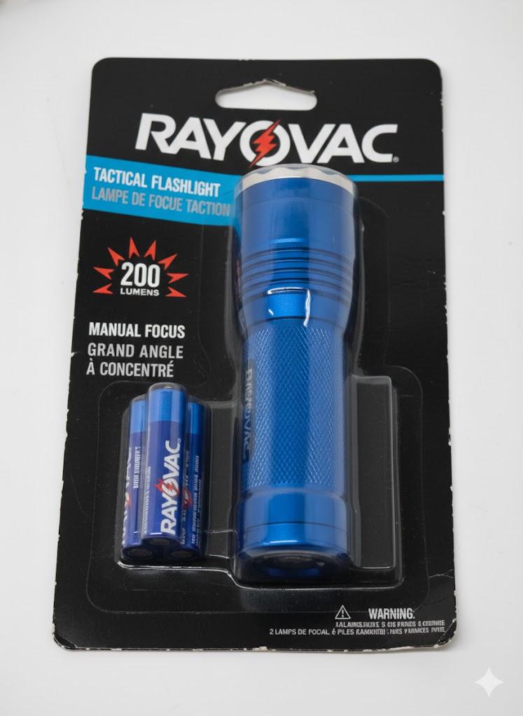 Rovmltv321b Tactical Handheld Flashlight, Aaa Battery, Alkaline Battery, 300 Lumens, 180 M Beam Distance