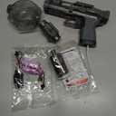 Electric Water Gun for Adults Kids,Automatic Electric Squirt Gun with Light Up,28-32 FT Range Water Pistol Blaster SoakerWater Blaster for Age 3-12, Summer BeachSwimming PoolOutdoor Water Toy (Transparent Grey)