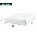 Zinus 12 Inch Queen Green Tea Memory Foam Mattress [New Version], Fiberglass Free, Medium Firm Feel, Zoned Pressure Relief, Certified Safe Foams & Fabric, Mattress in A Box