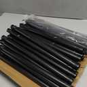 10Ft String Light Poles 4 Pack,Light Poles for Outside Lights,Outdoor with Fence Brackets Hanging Lights,Metal Stand Deck Patio Backyard