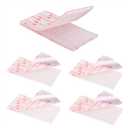 Dual Lock Fastener 2in x 4in 4pcs, Reclosable Interlocking Tape EZ Pass Holder, Heavy Duty Adhesive Hook Lock Sticky Back Mushroom Mounting Tape Clear Color for Indoor and Outdoor