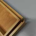 Bellsal Large Premium Bamboo Silverware Organizer - Expandable Utensil Drawer Organizer - 17"x19.6" Utensil Holder and Cutlery Tray with Grooved for Kitchen Flatware and Utensils Mother's Day Gift (Nature)