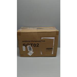 Christmas Planter Filler Tree Outdoor Prelit 2 Pack, 24" Urn Fillers for Porch Planters Pathway Battery Operated Light, Xmas Greenery Outside Decorations (Pine Blue)