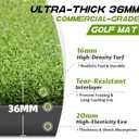Bltend Golf Mat 36mm: 5x4ft/6x4ft Golf Hitting Mat Practice Outdoor Indoor